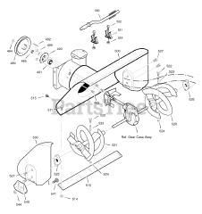 Craftsman C950-52943-0 (1695736) - Craftsman 27" Snow Thrower, Canada (2009) Auger Housing