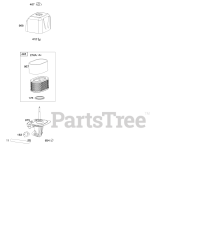 Briggs & Stratton 13L337-1181-F8 - Briggs & Stratton Horizontal Engine