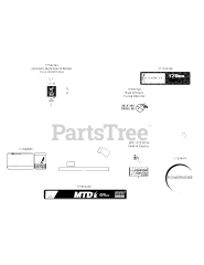 MTD 31A-32AD706 - MTD Snow Thrower (2013) Label Map 31A-32AD706