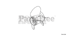 Honda BF175 AK1 XA (BAJJ) - Honda Marine Engine, Made in Japan (SN: BAJJ-1300001 - BAJJ-9999999) PROPELLER