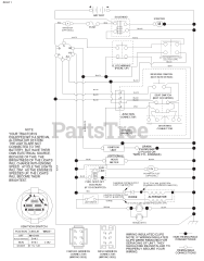 Husqvarna YTA 22V46 (960430212-00) - Husqvarna 46" Yard Tractor (2015-08) SCHEMATIC