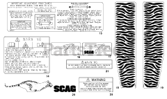 Scag STT-29CH-EFI - Scag Turf Tiger Zero-Turn Mower, 29hp Kohler (SN: J0100001 - J0199999)