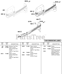 Briggs & Stratton 247432-0113-E9 - Briggs & Stratton Horizontal Engine CONTROL PANEL