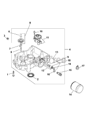 Cub Cadet RZT-42 (17YF2ACS010) - Cub Cadet 42" RZT Zero-Turn Mower, Kohler (2012) Kohler SV715-3027 Oil Pan Lubrication