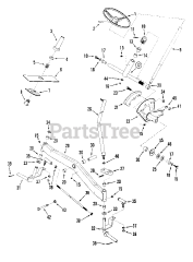 Snapper LT 16332 (82068) - Snapper 33" Lawn Tractor, 16hp Steering &amp; Front Axle Parts