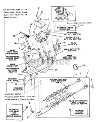 Toro 01-19KE01 (C-195) - Toro Garden Tractor (1982) Hydraulic System