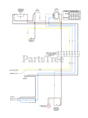 Scag SW36A-14FS - Scag 36" Walk-Behind Mower, 14hp Kawasaki (SN: N4200001 - N4299999) (Rev 01) SW ELECTRICAL SCHEMATIC - RECOIL START