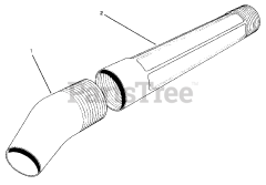 Lawn-Boy 51577 (800) - Lawn-Boy Super Blower Vacuum (SN: 049000001 - 049999999) (1994) BLOWER TUBE ASSEMBLY