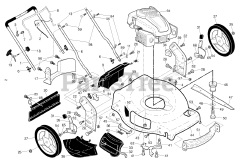 Husqvarna 7022 KF (961430111-00) - Husqvarna 22" Walk-Behind Mower (2013-12)
