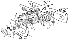 Troy-Bilt 5019 - Troy-Bilt 20" Reel Mower DROP OUT REAR AXLE