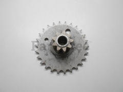 Gravely 02436800 Pinion And Sprocket Assembly With Flange Bearings - image 2