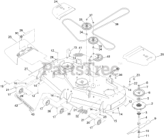 Toro 74054 (4000) - Toro 60" Z Master Zero-Turn Mower (SN: 418030240 - 418290391) Deck Assembly