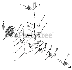 Ariens 926045 - Ariens 36" Power Brush, Subaru (SN: 001001 - 034999)