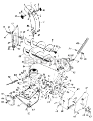 MTD 311-345 - MTD Snow Thrower (1991)