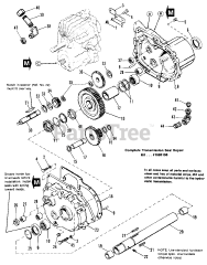 AGCO 920 H (1690897) - AGCO 48" Garden Tractor, 18.5hp Diesel Transmission Group