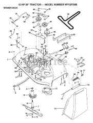 Winston Pro WP 12R38 B - Winston Pro Lawn Tractor (1993)