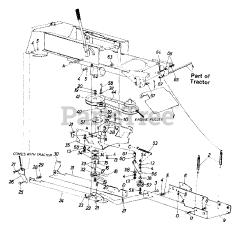 White Outdoor 190-832-190 - White Outdoor 40" Snow Thrower Attachment (1992)