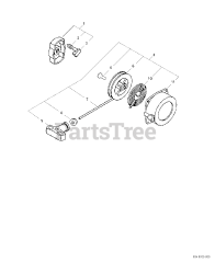 Echo PPF-210 - Echo Pole Saw (SN: E08112001001 - E08112999999) Starter -- Standard