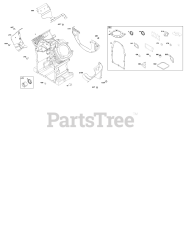 Briggs & Stratton 38E347-0001-B5 - Briggs & Stratton Horizontal Engine Cylinder Group