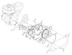 Poulan Pro HDF 900 (960820035-01) - Poulan Pro Front-Tine Tiller (2016-02)