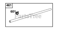 Briggs & Stratton 613275-0119-E1 - Briggs & Stratton Horizontal Engine Fuel Supply Group