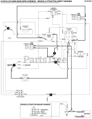 Ferris IS 700Z (5901394) - Ferris IS700Z Series 61" Zero-Turn Mower, 26hp Briggs & Stratton, CARB, Side-Discharge Electrical Schematic - PTO Clutch Circuit - B&amp;S 49R977 Vanguard S/N: 2017612395 - 2017954955