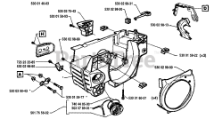 Husqvarna 36 - Husqvarna Chainsaw (1994-05) Crankcase