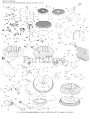 Kohler ECV730-3019 - Kohler Command PRO EFI Engine, Made for Dixie Chopper, 23hp, 17.2kW 05 Ignition/Charging