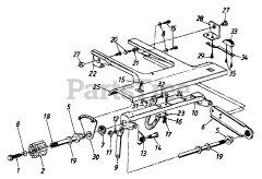 MTD 126-264B302 - MTD Walk-Behind Mower (1996) (Builder's Square)