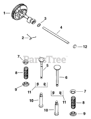 Kohler M16-711532 - Kohler Magnum Engine, Made for Hobart, 16hp, 11.9kW Camshaft &amp; Valves 0309002913