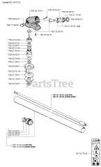 Husqvarna 245 - Husqvarna String Trimmer (2001-01) Gear Head Shaft Tube