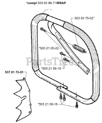 Husqvarna 362 SPECIAL - Husqvarna Chainsaw (1999-11) Wrap Handle