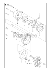 Husqvarna 236 R - Husqvarna Brush Cutter (SN: 20090100001 - 20143600000) CLUTCH