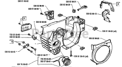 Husqvarna 41 - Husqvarna Chainsaw (1991-06) Crankcase Assembly