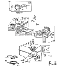 Briggs & Stratton 80232-8142-XX - Briggs & Stratton Horizontal Engine Carburetor,Air Cleaner,Fuel