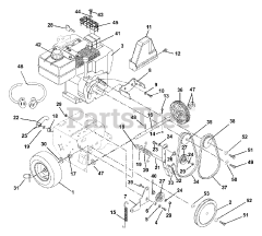 Ariens 932038 (ST 5520 E) - Ariens 20" Snow Blower, 5.5hp Tecumseh (SN: 014378 & Above)