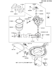 Kawasaki FJ180V-AM29 - Kawasaki Engine CARBURETOR
