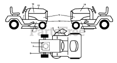 Husqvarna TS 346 (960410424-00) - Husqvarna 46" Garden Tractor (2018-06)
