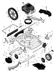 Briggs & Stratton 229610x199A - Briggs & Stratton 22" Walk-Behind Mower (2003) (AAFES)
