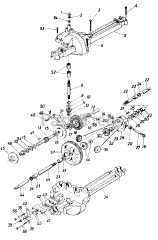 MTD 131-521-000 - MTD Lawn Tractor (1991) Single Speed Transaxle Left Hand