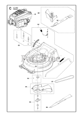 Husqvarna LC 151 S - Husqvarna Walk-Behind Mower (Original) ENGINE