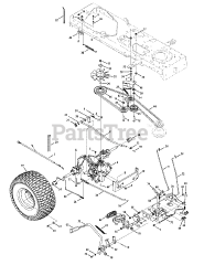 Yard-Man 13AX615G055 - Yard-Man Lawn Tractor (2008) (Walmart)