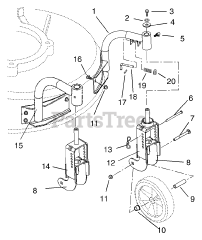 Ariens 711041 - Ariens Channel Swivel Wheel Kit