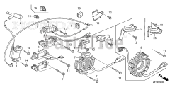 Honda GX340 UT2 QNR2/A (GCBET) - Honda Engine, Made in Thailand (SN: GCBET-2000001 - GCBET-2025452) IGNITION COIL