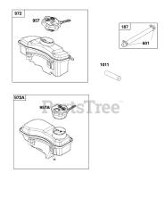 Briggs & Stratton 124P02-0002-F1 - Briggs & Stratton Vertical Engine