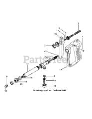 Cub Cadet 59A60003 (59A60003750) - Cub Cadet Multi Spray Gun General Assembly