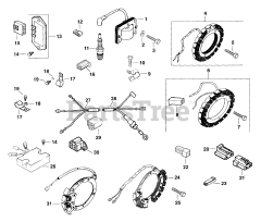 Kohler M16-711532 - Kohler Magnum Engine, Made for Hobart, 16hp, 11.9kW Ignition 03090081743
