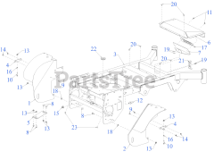 Dewalt DXGX554P (53AL8CS7038) - DeWALT Stand-On Mower (2022)