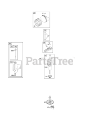 Briggs & Stratton 216802-0108-E1 - Briggs & Stratton Vertical Engine Camshaft, Crankshaft, Lubrication, Piston