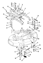 Toro 05-42RY01 - Toro 42" Rear-Discharge Mower Deck (1990) Side Discharge Mower-38 In. (97 Cm) Vehicle Identification Number 05-38sy01 2